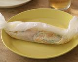 アツアツとろ~り♪鮭と野菜のグラタン風紙包み作り方5写真