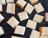 朝食にバランスよくとれる！パンサラダ作り方1写真
