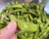湯でない蒸し焼き枝豆　作り方1写真