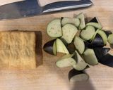 居酒屋メニュー！豆腐と茄子の揚げ出し豆腐作り方1写真