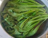春菊とツナのごま和え作り方1写真