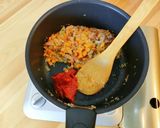 お家でジビエ。鹿ミンチと焼き栗のラグー作り方4写真