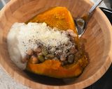 レンジで！かぼちゃと豆のクリーミーサラダ作り方4写真