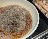 鶏もものすき焼き風煮込み作り方5写真