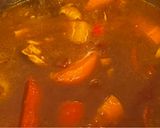 鶏とパプリカのスペイン風ペーストスープ作り方6写真