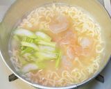 エビとセロリのラーメン作り方4写真