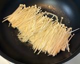 【簡単副菜】えのきの白だしバター炒め作り方3写真