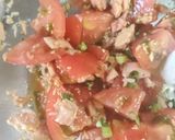 あと一品🍅🐟️トマトとツナのポン酢サラダ作り方3写真
