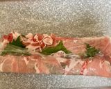 暑い日に…レンジで!豚肉の梅しそネギ巻き作り方5写真
