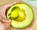 メロンの器で🍈メロンフルーツポンチ作り方2写真