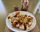 切り餅➕マヨネーズで、簡単レンジかき餅作り方5写真
