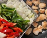 やわらか鶏むね肉と野菜の黒酢あん作り方3写真