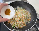 野菜と豆のドライカレー作り方5写真