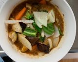 肉無豆腐コク旨クリーミー梅トマト味野菜炒作り方15写真