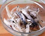 黒ゴマが香ばしい イワシのかき揚げ♪作り方3写真