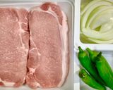 豚ロース肉と韓国唐辛子のソース煮作り方1写真