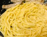 豚肉のクリームソースパスタ作り方3写真