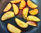 りんごのシナモンバタークリチハニートースト!作り方3写真
