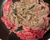我が家の牛肉どんぶり作り方1写真
