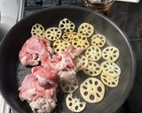 牛肉と蓮根の甘辛炒め作り方2写真