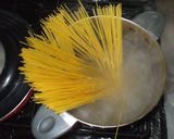 大葉キノコの和風パスタ♪簡単めんつゆ作り方3写真