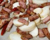 ハムと旬の野菜のぺぺロンチーノ風作り方3写真