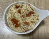 三光院の「えのきだけの梅肉あえ」を作ってみた作り方4写真