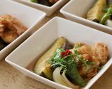 ジューシー♪鶏肉となすの揚げびたし作り方4写真