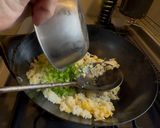 ピリッとシャキッと、わさび菜炒飯作り方5写真