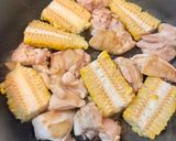 鶏肉ととうもろこしの甘辛照り焼き作り方5写真