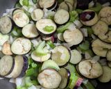 簡単★ナスとセロリと玉ねぎと牛肉のカレー作り方4写真