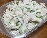 【作り置き】新玉葱と胡瓜のチキンサラダ作り方5写真