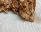コツ：揚げ物を油切りする時は、立てる。作り方2写真