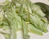 簡単ランチ!豆腐皮でお好み焼き作り方2写真