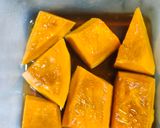 かぼちゃのレンチン煮（和風煮付け風）作り方3写真
