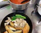 トマトソースで食べる焼きじゃがいもサラダ作り方3写真