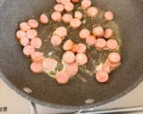 子ども喜ぶ♡ウインナーオムライス作り方2写真