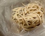 残りものが大変身！カリカリひやむぎ揚げスナック作り方1写真