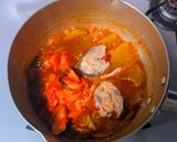 鯖缶と大根のキムチ煮作り方5写真