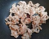 簡単今日の夕飯！舞茸豚こまバター醬油炒め作り方4写真