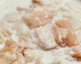 ネギ塩だれが肉汁とからむ～ホルモンバーグ作り方6写真