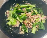 ベーコンとチンゲン菜のあんかけチャーハン作り方5写真