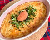長芋と明太子のお餅グラタン作り方5写真