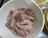 手羽中のせいろ蒸し作り方1写真