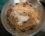 なめこと生ハムのクリームスパゲッティ作り方7写真