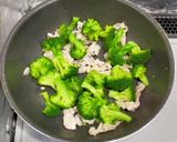 ブロッコリーと豚肉の中華卵炒め作り方4写真