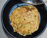 オートミールのふんわりお好み焼き作り方6写真