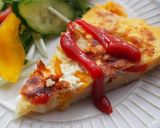 チーズ入りスパニッシュオムレツ作り方8写真