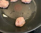 【お弁当】豆腐入り鶏つくね⭐︎照り焼き味作り方3写真