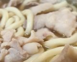 麺つゆで超簡単♡豚肉の肉うどん作り方3写真